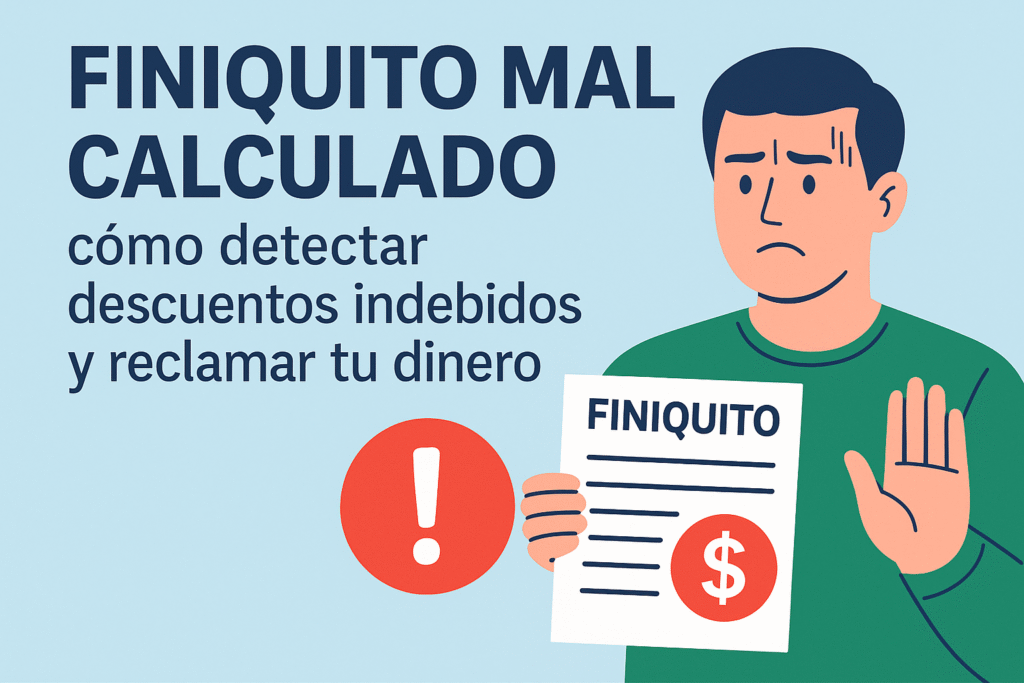 finiquito mal calculado